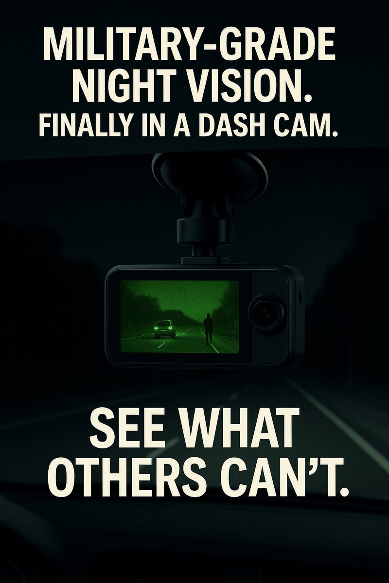 VortexRadar's tweet image. Coming this April 1st: A dashcam that sees in total darkness and includes AI to see and recognize police speed traps to provide realtime alerts.
