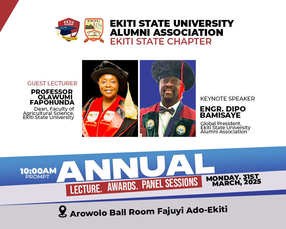 GHostesses4636's tweet photo. A beautiful lecture held in Ado-Ekiti!
We appreciate the EKSU Alumni Global Chapter, EKSU Alumni Ekiti State Chapter, the State Chairman &amp; Global PRO, @AdeAdetunji11 Adetunji Lawrence Aribasoye, and the Executives for the opportunity to serve. Grateful to all dignitaries present https://t.co/kpZ09yN9O1