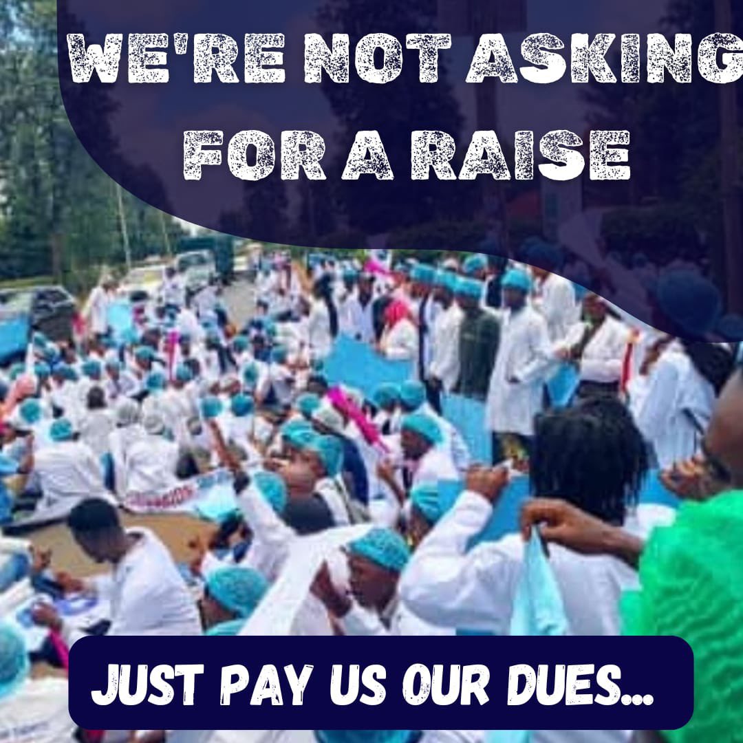 As much as hii pesa sio ya mama yetu we are just asking for our dues, first we need balloting and posting as per the CBA, karibu kwa wizara ya afya <a href="/HonAdenDuale/">Hon. Aden Duale, EGH</a> 

#dualepostmedicalinterns
#dualeCBAcrisis
#dualeTumechoka

<a href="/psmuthoni/">Mary Muthoni Muriuki, CBS, HSC</a> <a href="/fnoluga/">Dr. Ouma Oluga, OGW</a> <a href="/DrPatrickAmoth/">Dr. Patrick Amoth, EBS</a> <a href="/KindikiKithure/">Kithure Kindiki</a>
