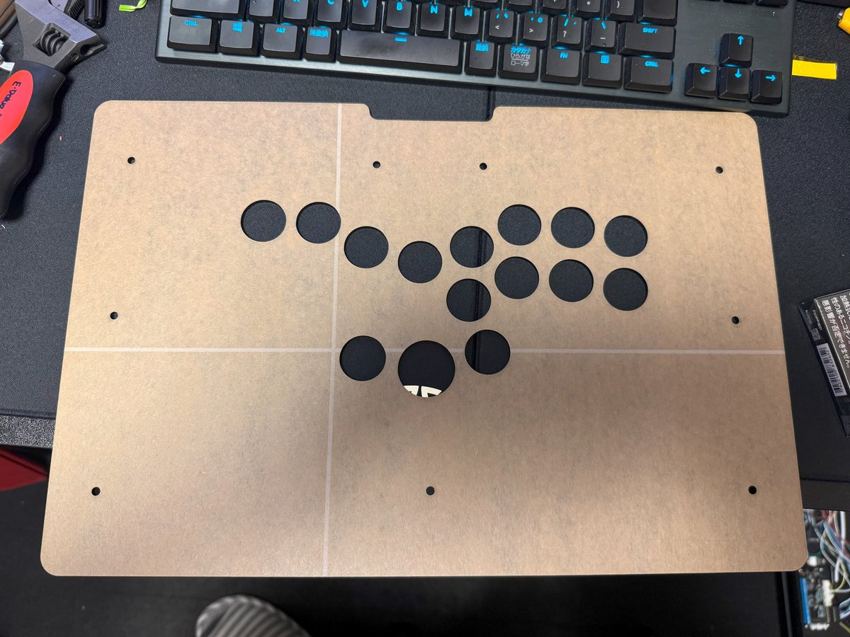 アクリル天板を熱で曲げて、PWS CB用の独自天板を作りました