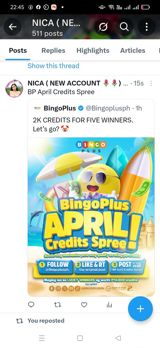 nicolelazo's tweet photo. @Bingoplusph Done https://t.co/KmUxtq2iTR