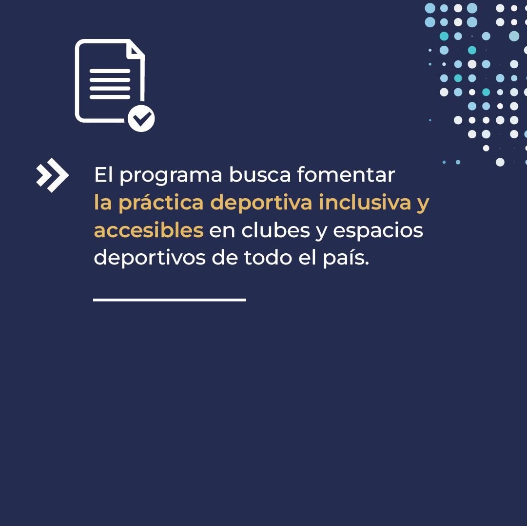 ANDIS_Arg's tweet photo. ¿Sabés qué es ANDIS en tu club?

Es un programa de la #ANDIS que se enfoca en promover el deporte como herramienta de inclusión y en garantizar que las instalaciones de los clubes del país sean accesibles para todas las personas.

Más información: https://t.co/6kqfKlaaYV https://t.co/6QbmcJNdrw