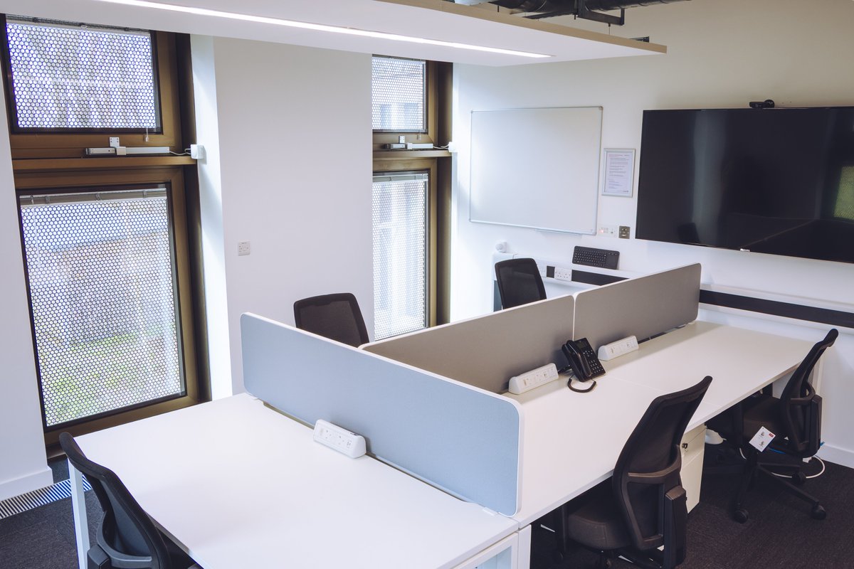 A rare opportunity has arisen to take up a suite of offices in Lancaster University's flagship Health Innovation One building. 
Get in touch today to discuss further by emailing hic@lancaster.ac.uk. (1/3)