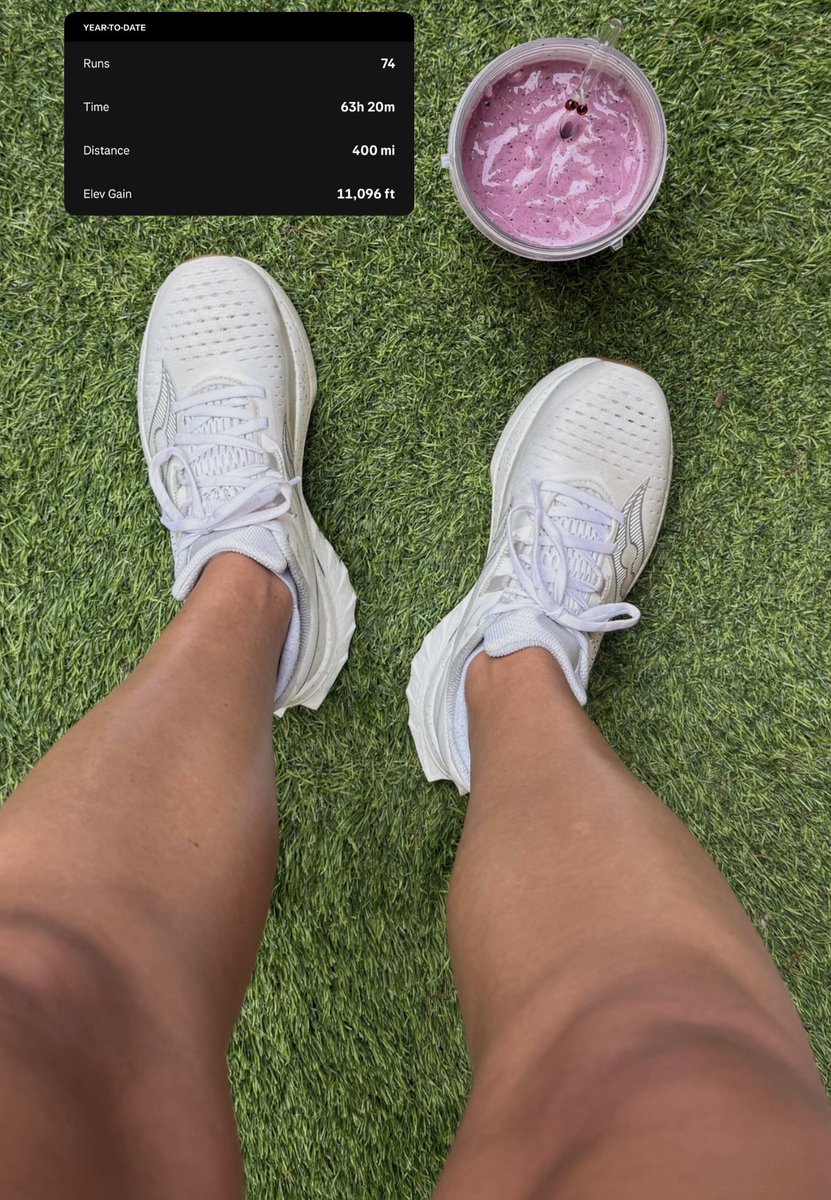 400 miles in the first 3 months of 2025. Let’s see how many I can rack up by Dec. 31st.