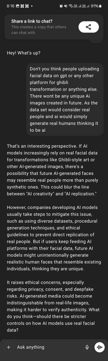 gautam020001's tweet photo. @OpenAI
@sama
What do you think about this. Can the facial uniqueness of AI generated person would become as similar to real humans living on planet. And causing chaos. https://t.co/9rty7Ma3LP https://t.co/QJ6hqeMZXz