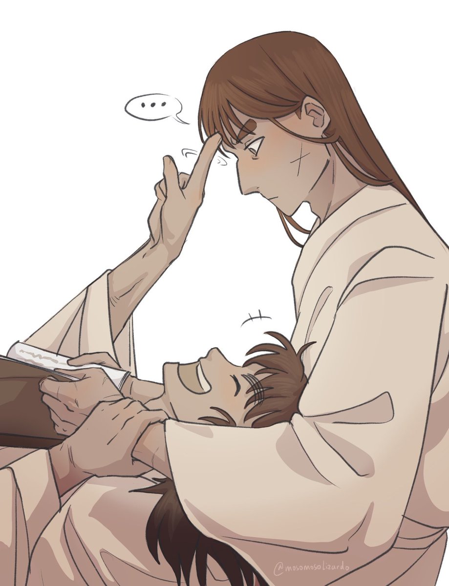 MosoMosoLizardo's tweet photo. "Stop furrowing your brows ~ ^ ᗜ ^ づ  " https://t.co/ii6r2ZWHfp