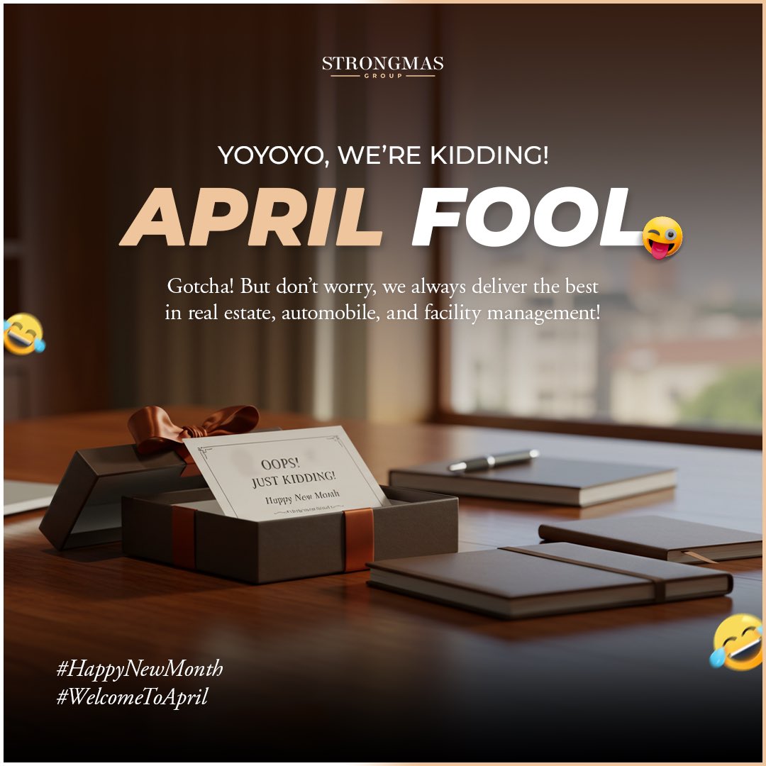 Strongmasauto's tweet photo. Strongmas Group is growing! 🎉🎊

We’re excited to announce our new branch opening at Musa Yar’adua Victoria Island on Friday, April 4th at 7PM Come celebrate with us💙

😂 Gotcha
Happy New Month &amp; April Fool’s Day! 

#volkankonak #JASPER #JASPER #stockmarketcrash #AprilFoolsDay https://t.co/tlUEwbgJYy