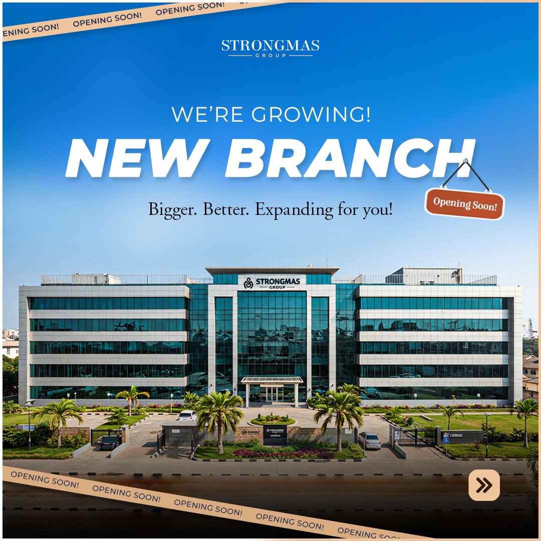 Strongmasauto's tweet photo. Strongmas Group is growing! 🎉🎊

We’re excited to announce our new branch opening at Musa Yar’adua Victoria Island on Friday, April 4th at 7PM Come celebrate with us💙

😂 Gotcha
Happy New Month &amp; April Fool’s Day! 

#volkankonak #JASPER #JASPER #stockmarketcrash #AprilFoolsDay https://t.co/tlUEwbgJYy