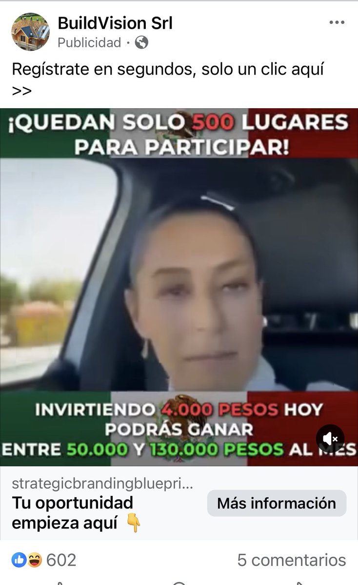 Amaneció FB lleno de esta publicidad FAKE sobre préstamos e inversion 😣