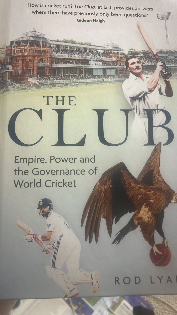 Highly recommend this book to understand how cricket got into its current mess - and why the sport has always been poorly run