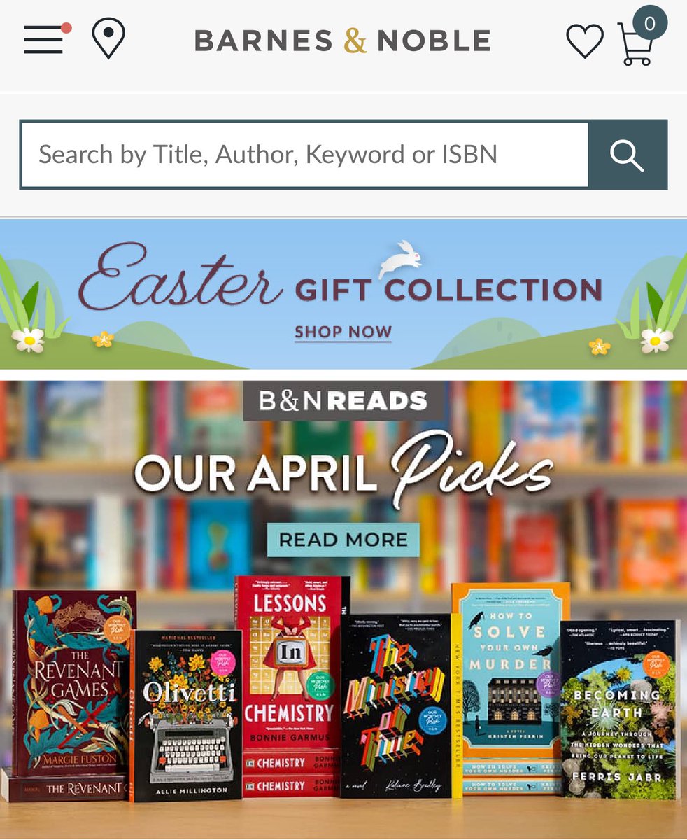 I am absolutely over the moon that How to Solve Your Own Murder is a Barnes &amp; Noble monthly pick for April! I cannot wait for new readers to discover the series, April is the perfect time to be whisked away to Castle Knoll to solve some murders! ✨🐦‍⬛🔪💀🔮