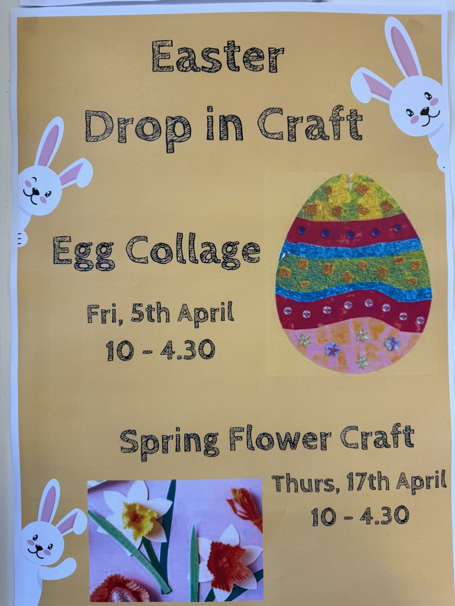 Mr_John_Harvey_'s tweet image. There’s lots on at #StThomas Library - our #WestExe #CommunityLibrary - during the #Easter holidays!

Please remember that St Thomas Library will be closed on Good Friday (18th April) &amp;amp; Easter Monday (21st April).

#LoveYourLibrary #Exwick #Exeter