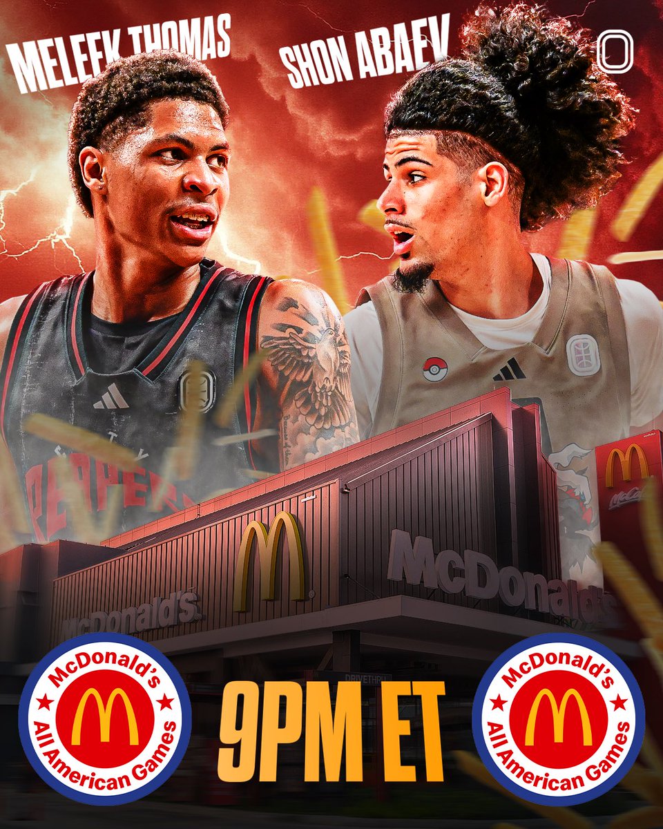 Overtime Elite (@overtimeelite) on Twitter photo The OTE burger boys in action tonight 🍔 <a href="/ThomasMeleek/">Meleek Thomas</a> <a href="/shon_abaev/">Shon Abaev</a> <a href="/McDAAG/">McDonald's All American Games</a> The OTE burger boys in action tonight 🍔 <a href="/ThomasMeleek/">Meleek Thomas</a> <a href="/shon_abaev/">Shon Abaev</a> <a href="/McDAAG/">McDonald's All American Games</a>