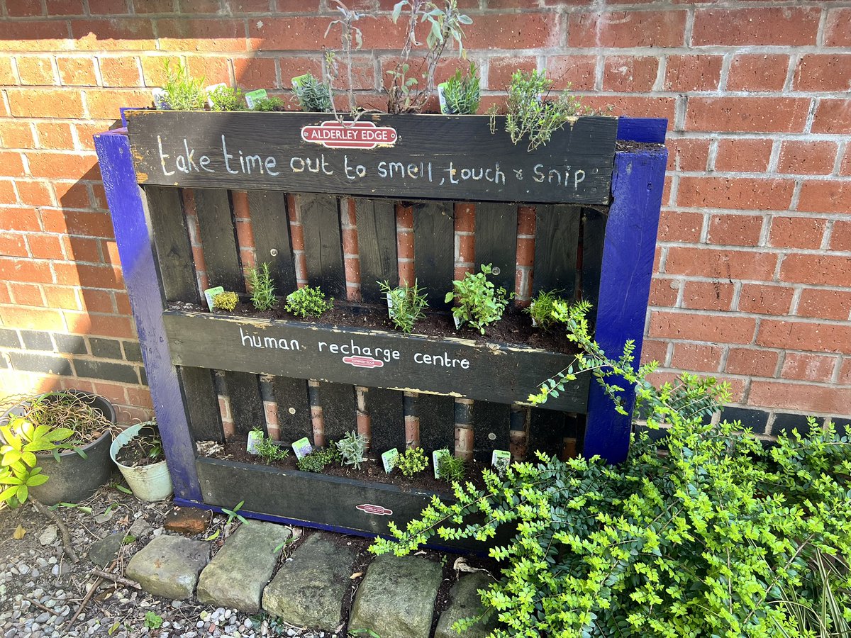 Handforthrail's tweet image. Popped over to see our friends @alderleyedgecom today , beautiful artwork and community 
@CommunityRail @northernassist