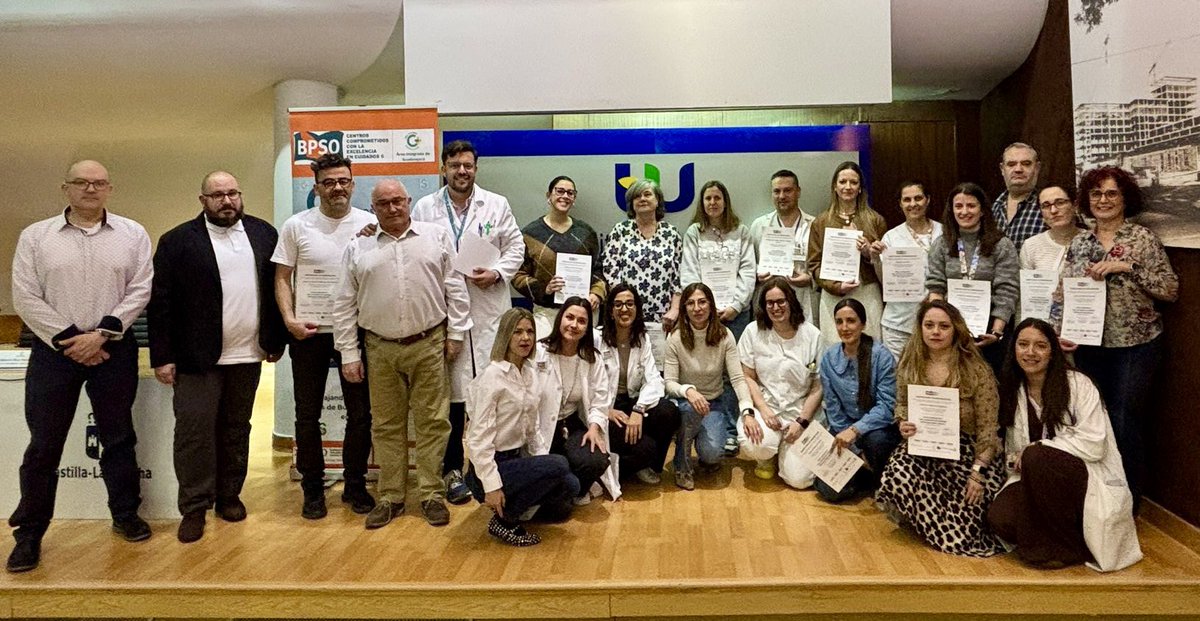 🎉acreditación de la Gerencia de Atención Integrada de Guadalajara como Centro Comprometido con la Excelencia BPSO 
📚 4 guías de buenas prácticas con el alcance casi total de la gerencia integrada: Hospital, Primaria, IEN
🎯 mejorar la calidad de los cuidados, la seguridad