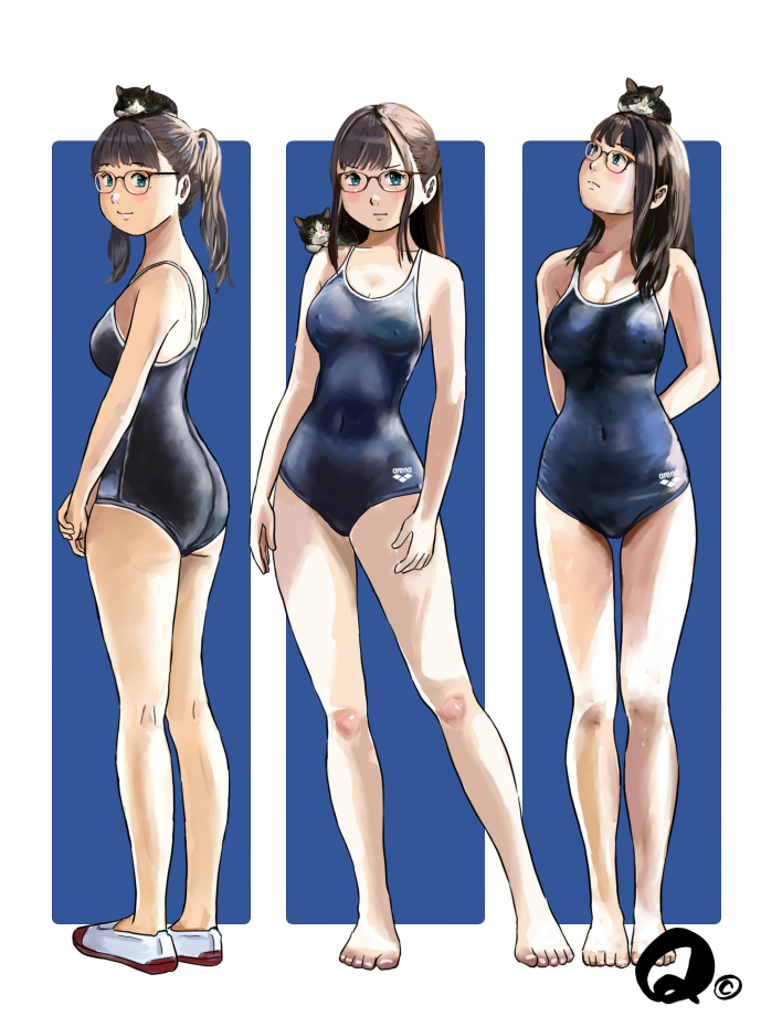 #寒い時こそ水着絵を貼ろう 