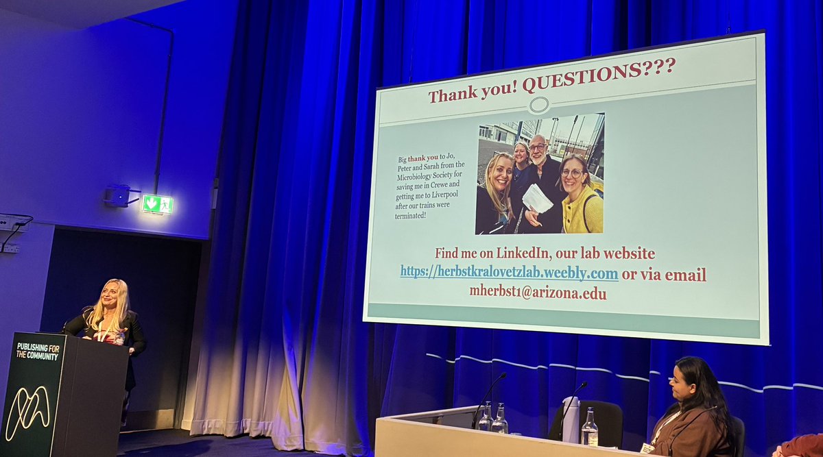 Peter Cotgreave (@petercotgreave) on Twitter photo Not very often I make it to the acknowledgements of a great talk at <a href="/MicrobioSoc/">Microbiology Society</a> #Microbio25 . Big thanks to <a href="/HerbstKralovetz/">Melissa M. Herbst-Kralovetz, PhD</a> Not very often I make it to the acknowledgements of a great talk at <a href="/MicrobioSoc/">Microbiology Society</a> #Microbio25 . Big thanks to <a href="/HerbstKralovetz/">Melissa M. Herbst-Kralovetz, PhD</a>