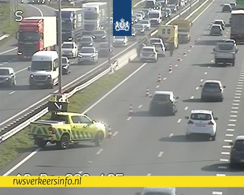 Ongeval op de A2 bij Urmond: één rijstrook minder richting Maastricht