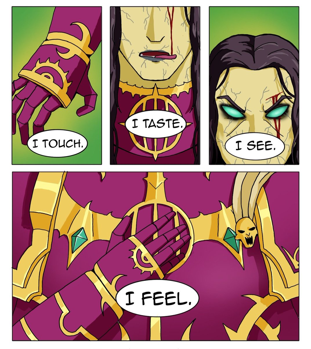 superfeyn's tweet photo. An old comic of the Emperor’s Children dissing the Iron Hands
(from A More Perfect Union book) https://t.co/6nr49N7z9e