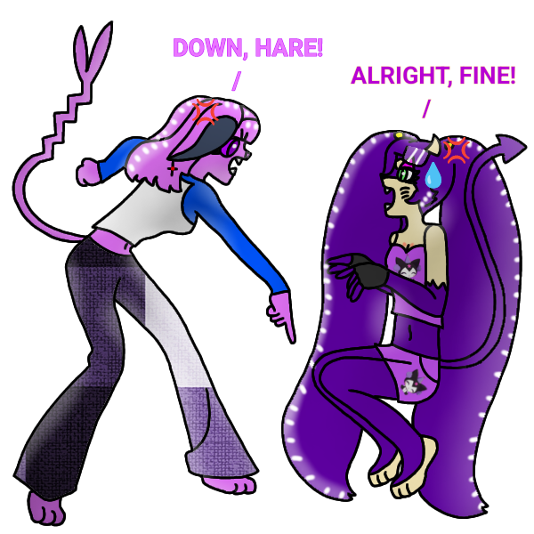 ObjectShowBloke's tweet photo. Espeon shouting at Purrloin to sit 😾😿👿🦋🐰🃏🐮🦊🧝🏻♀️😤😰⚡💢💧✨💜💚💛💗💙🖤🤍🩷🩶🩵
(Inspired by @ArthuroCabrito)
#Espeon #Purrloin #Girlfriends #DigitalArt #GOAT #Pokèmon #Discipline #AngryCats #ScaredyCat #Sanrio #Kuromi #Gijinkas #FurryArt #ComicArt #PNG #CatGirls #PokeArt https://t.co/Ry83sIS01T