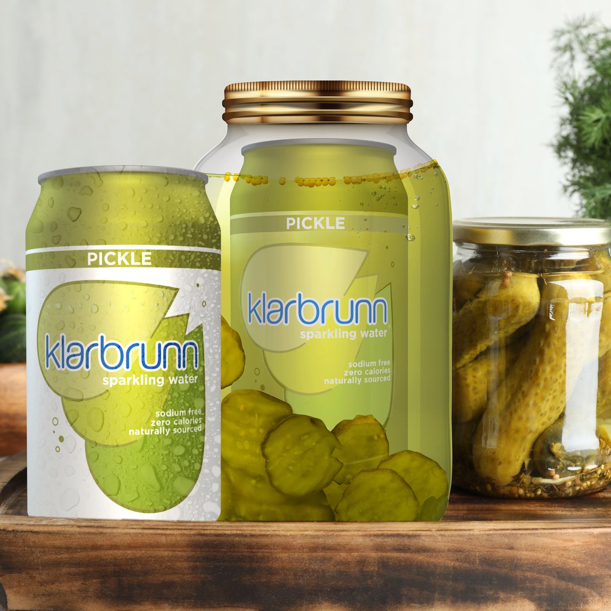 Toast to taste with a twist! Welcome the Bread and Butter Pickle Chip to our Klarbrunn Sparkling family! Give it a try today! 💫 
.
.
.
.
.
Happy April Fool's 😂🤪