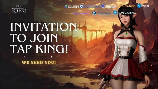 📣📣📣Tap king earn TON keep it📣📣📣

💥 CRYPTO FOR TAPKING PLAYERTap King nền tảng Tap free và mua NFT luyện hoá , bán trao đổi trực tiếp web3
Link 
t.me/TapkingAi_bot/…