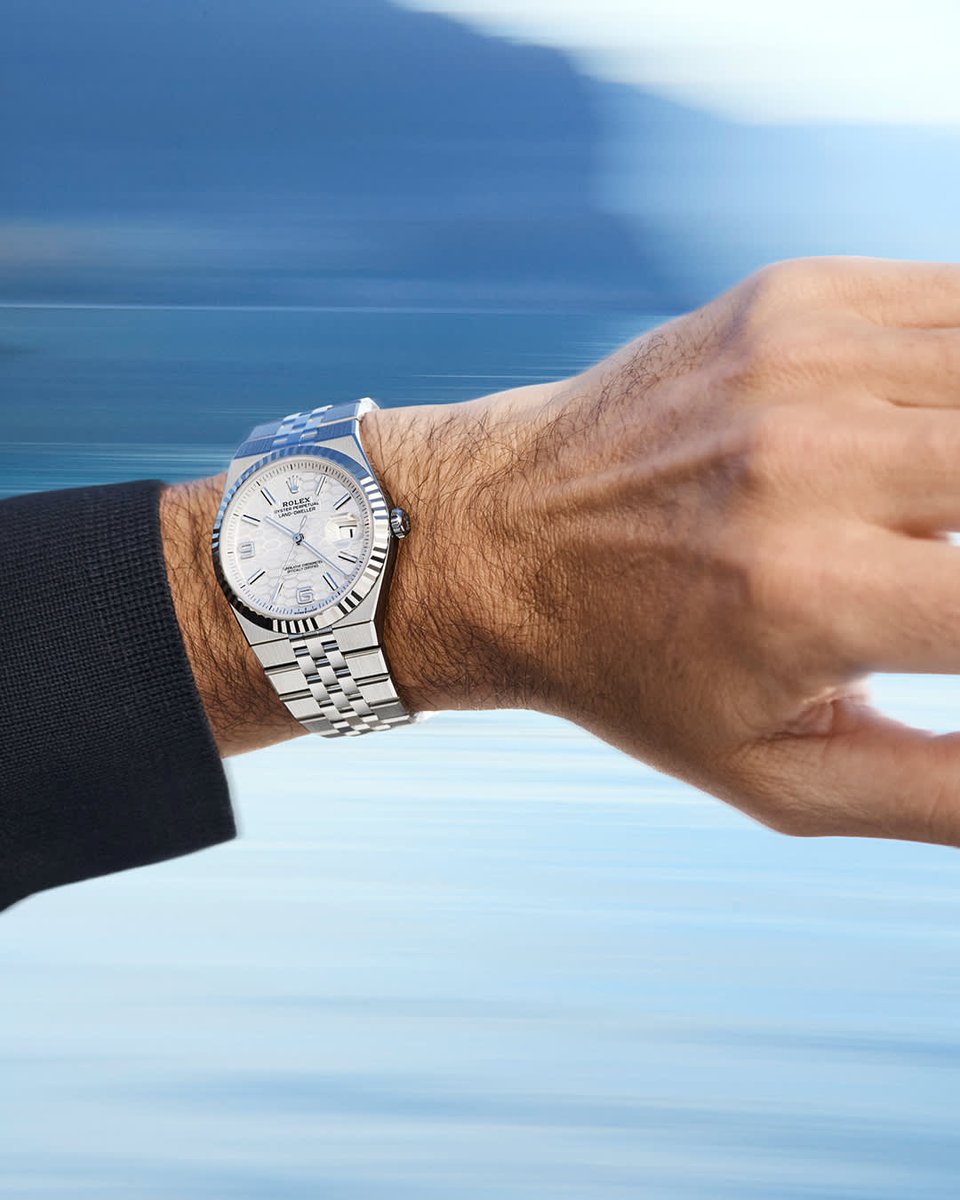 laminedor's tweet photo. Rolex Testimonee and tennis legend Roger Federer sports the new @Rolex Land-Dweller 40 in Oystersteel and white gold, a watch made for those who carve their own path.

#Rolex #LandDweller #WatchesAndWonders2025 https://t.co/Paf6cDhMjQ