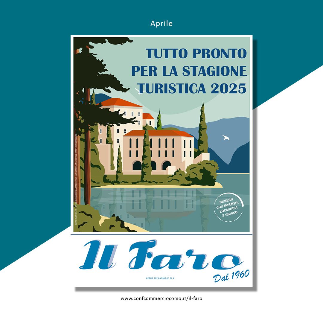 👉 Il Faro di aprile è online! Sfoglialo: tinyurl.com/bdhr2235 
In questo numero parliamo di: stagione turistica 2025, festa della Repubblica, food &amp; Shopping map, proroga Polizze Cat Nat, contrasto alla desertificazione commerciale...e molto altro ancora!

#confcommerciocomo