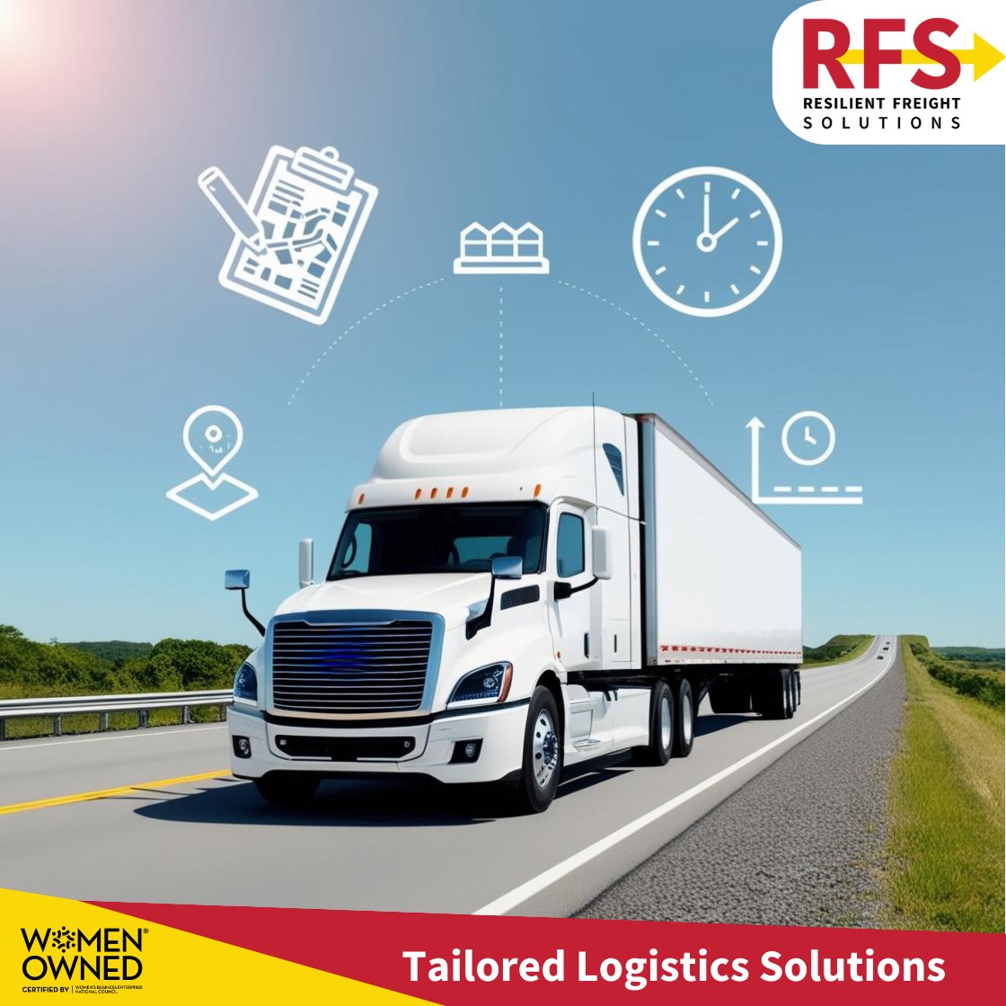 jchctransport's tweet photo. Here’s what we really do

✅ Find you the best freight rates
✅ Book and track every load
✅ Handle issues before they become problems
✅ Make logistics easier, not harder

Working with RFS is like having a logistics team without the overhead. 

#FreightMadeEasy #WomenIntrucking https://t.co/jOjwOm4cjQ