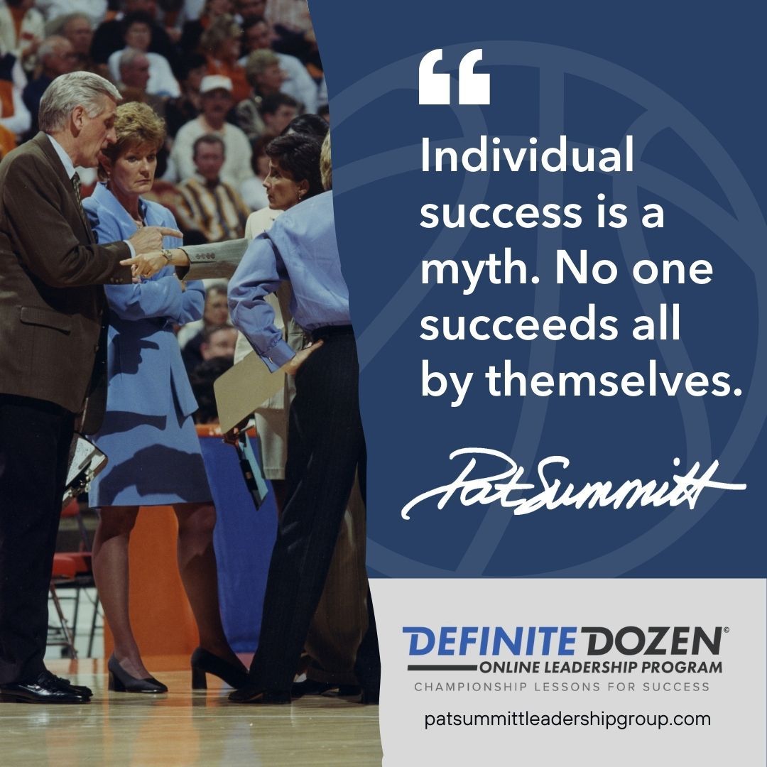 SummittMindset's tweet photo. Great teams and great leaders win together.

Pat’s Definite Dozen teaches us the power of teamwork, respect, and relentless effort. No matter how talented you are, success comes from surrounding yourself with the right people and lifting each other up.

#DefiniteDozen #Leadership #PSLG