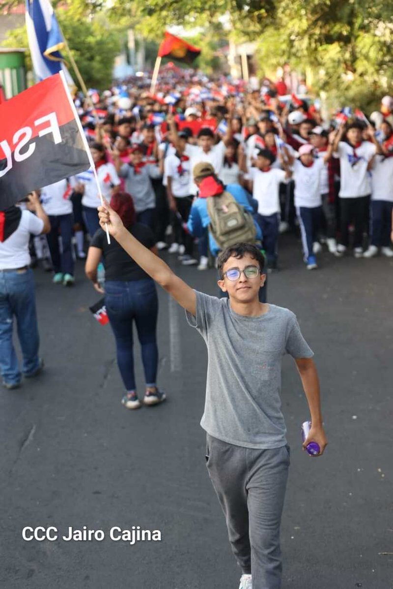 ⚡️ Cuanta juventud combativa en nuestra Nicaragua!

#FSLNAbrilVictorioso #PLOMO19