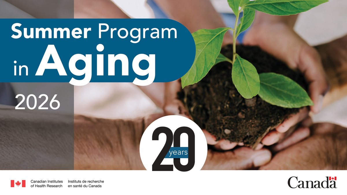Deadline approaching! Apply to host the 2026 Summer Program in Aging (SPA) by April 15, 2025.

The theme for the 20th anniversary is Impact of climate change on the health of older persons.

Details: researchnet-recherchenet.ca/rnr16/vwOpprtn…