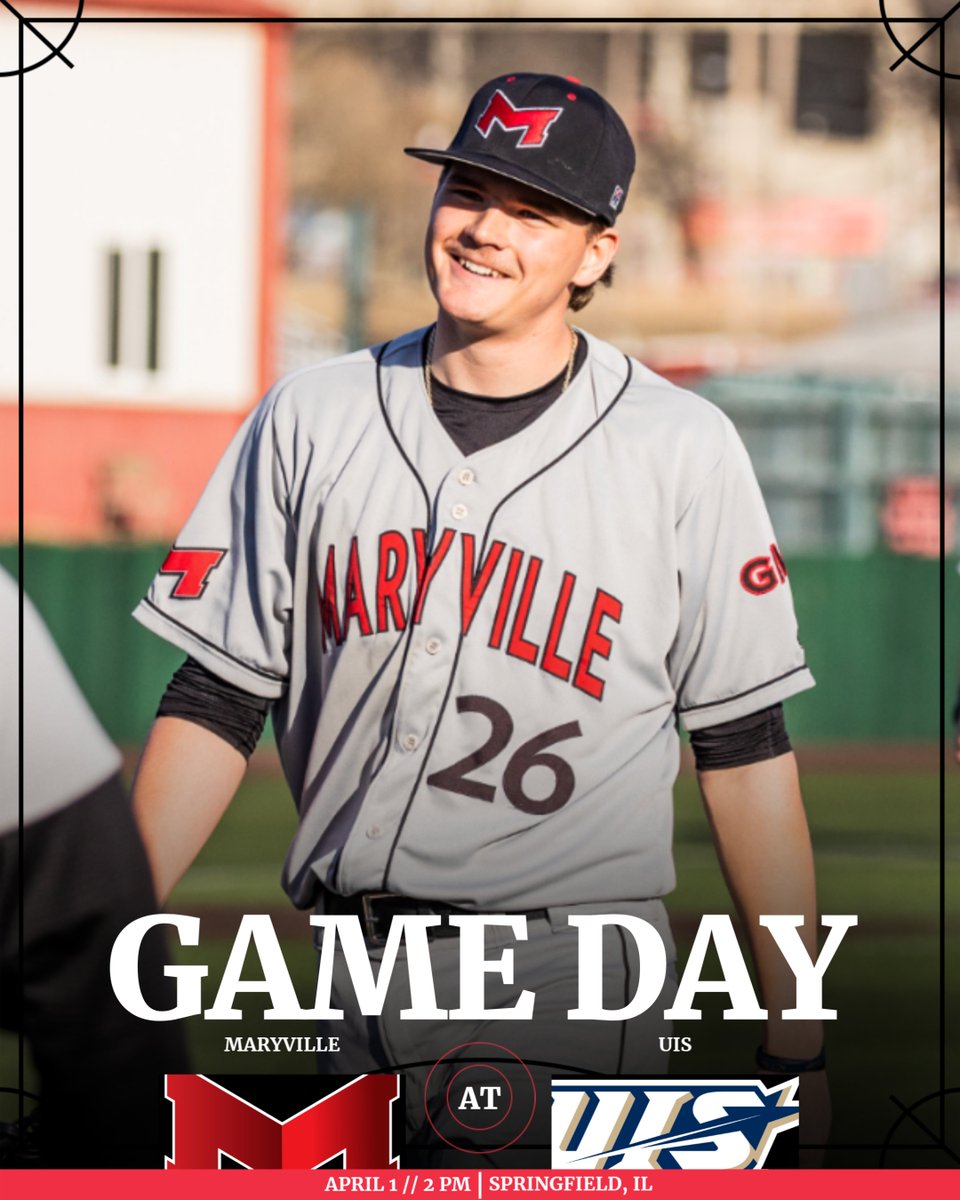 Maryville Athletics (@maryvillesaints) on Twitter photo โพ๏ธ | No fools, just ball! ๐
<a href="/BaseballMU/">Maryville University Baseball</a> | #BigRedM
โฐ 2 PM
๐ Illinois Springfield
๐ tinyurl.com/ppfh3xen
๐บ GLVCSN.com/UIS โพ๏ธ | No fools, just ball! ๐
<a href="/BaseballMU/">Maryville University Baseball</a> | #BigRedM
โฐ 2 PM
๐ Illinois Springfield
๐ tinyurl.com/ppfh3xen
๐บ GLVCSN.com/UIS