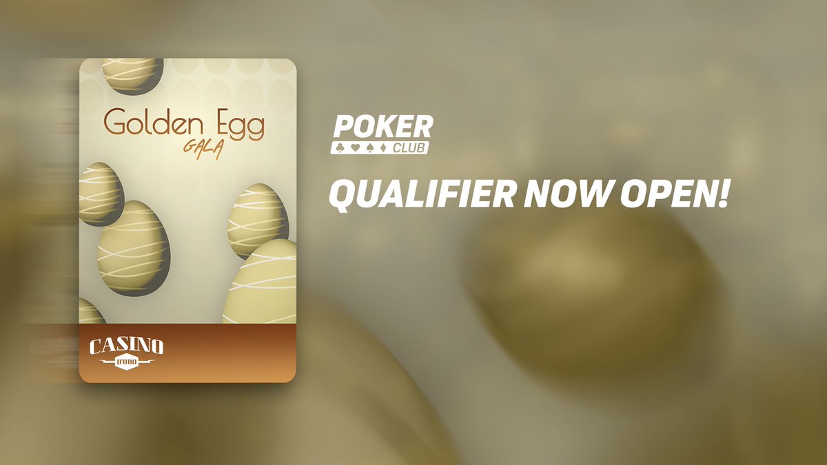 <a href="/PokerClubGame/">Poker Club</a>'s Golden Egg Gala Tournament Begins NOW! 🥚✨

Will you strike gold at the tables this April or crack under the pressure? 🃏💰

Join our Poker Club Community: discord.gg/ripstone

#PokerClub #PokerClubGame