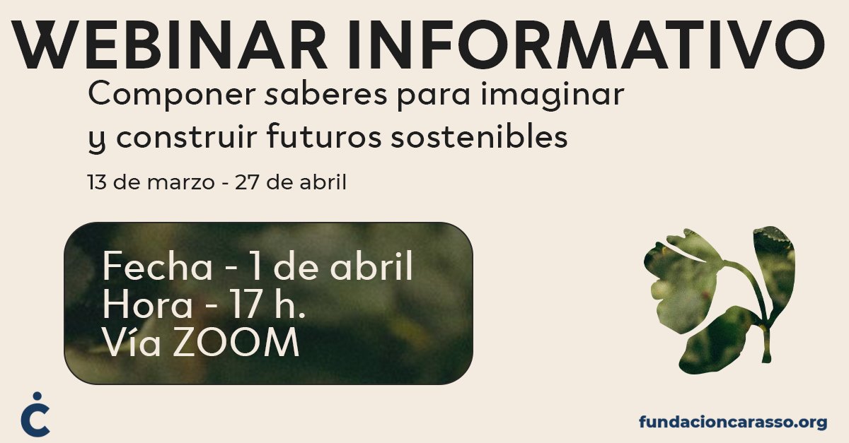 fdnc_es's tweet photo. ‼️ Arranca el webinar informativo de #ComponerSaberes2025 ‼️
Si tienes una propuesta que ayude a responder a un reto relacionado con la #emergenciaclimática y la #justiciasocial, hibridando las disciplinas artística y científica, esta es tu llamada.
Te lo contamos 🧵 https://t.co/vNdfDcgDi8