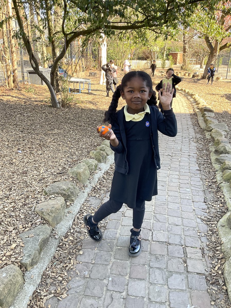 Reception have enjoyed an early visit from the Easter Bunny and been on a hunt for some eggs in our outdoor area.