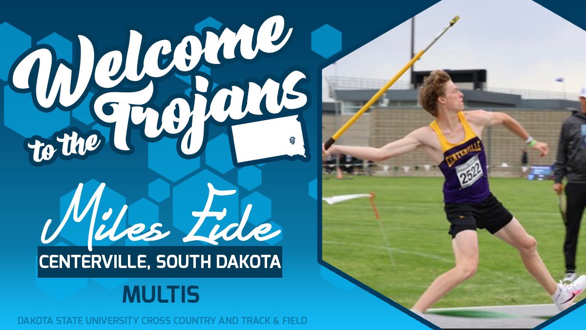 ⚔️𝙉𝙚𝙬 𝙏𝙧𝙤𝙟𝙖𝙣 𝘼𝙡𝙚𝙧𝙩⚔️

Please welcome Miles Eide to the DSU XC/TF Family‼️Miles is planning on majoring in Exercise Science🏃‍♂️🏋️‍♂️here at Dakota State‼️ 

#TROJANXCTF25