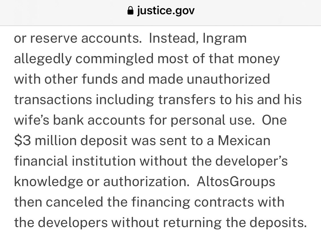 gouldj77's tweet photo. another example of my “hypothetical”event, which may have occurred in Missouri, being a crime in another state….refunds withheld and funds used for personal expenses…#SEMO #BancServices #WireFraud #DavidIngram #AltosGroup https://t.co/STlIo2MpE4