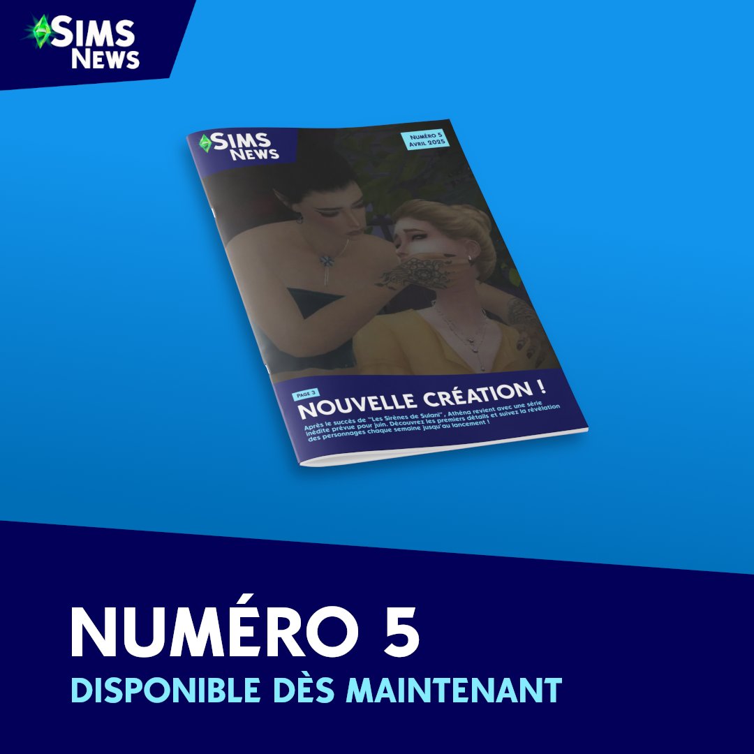 📢✨ Sims News✨📢

Non, ce n’est pas un poisson d’avril !🐟Le nouveau numéro de Sims News est disponible ! 🎉

Au programme ce mois-ci :
📌 Une interview exclusive
📌 Les coulisses des dernières créations
📌 Des actus

Alors foncez le découvrir !

#nouvelleedition #sims4