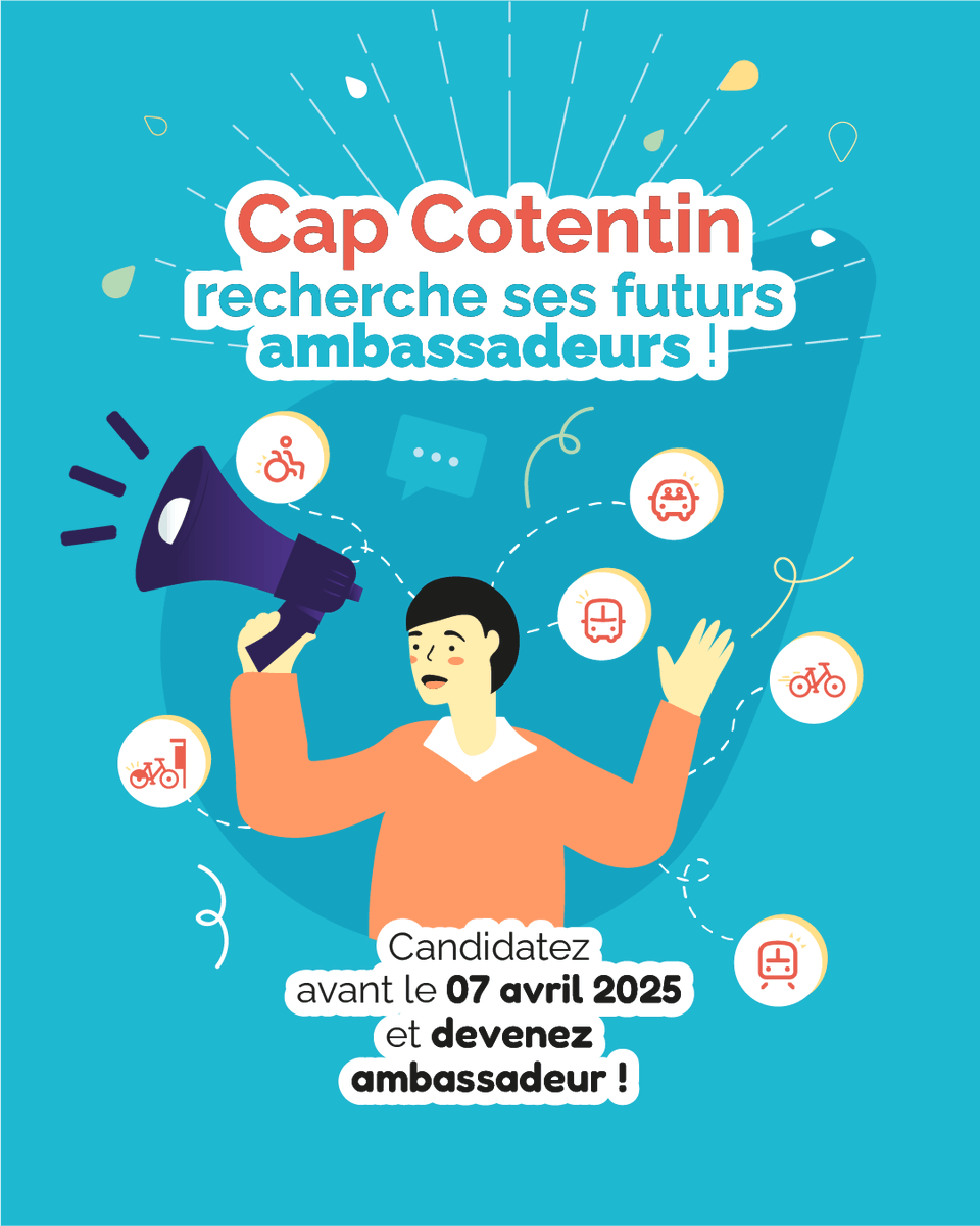 [Devenez ambassadeurs !] 
Durant un an, bénéficiez d’avantages en devenant ambassadeur <a href="/CapCotentin/">Cap Cotentin</a>. 

👉 Envoyez-nous vos motivations à l'adresse bienvenueabord@capcotentin.fr ! 
👉 Plus d'infos sur : capcotentin.fr

#capcotentin #bienvenueabord