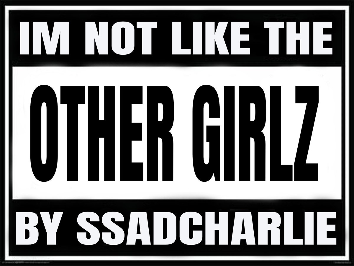 👤SSADCHARLIE
💿IM NOT LIKE THE OTHER GIRLS
📆23/04/25