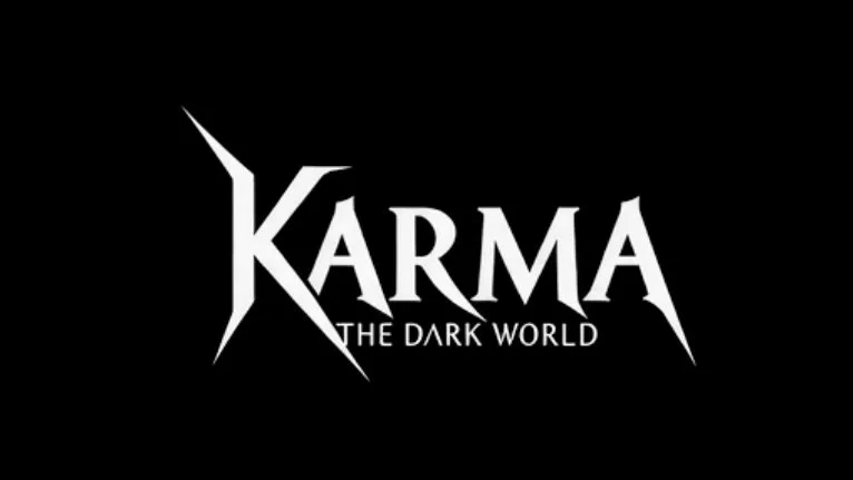 A dark, dystopian teaser for Karma: The Dark World. The video shows a logo with the title ‘Karma: The Dark World’ against a black background. The design hints at surveillance and control, capturing the ominous and eerie atmosphere of the game. The visuals hint at the psychological thriller aspect of the game with a sense of mystery and suspense.
