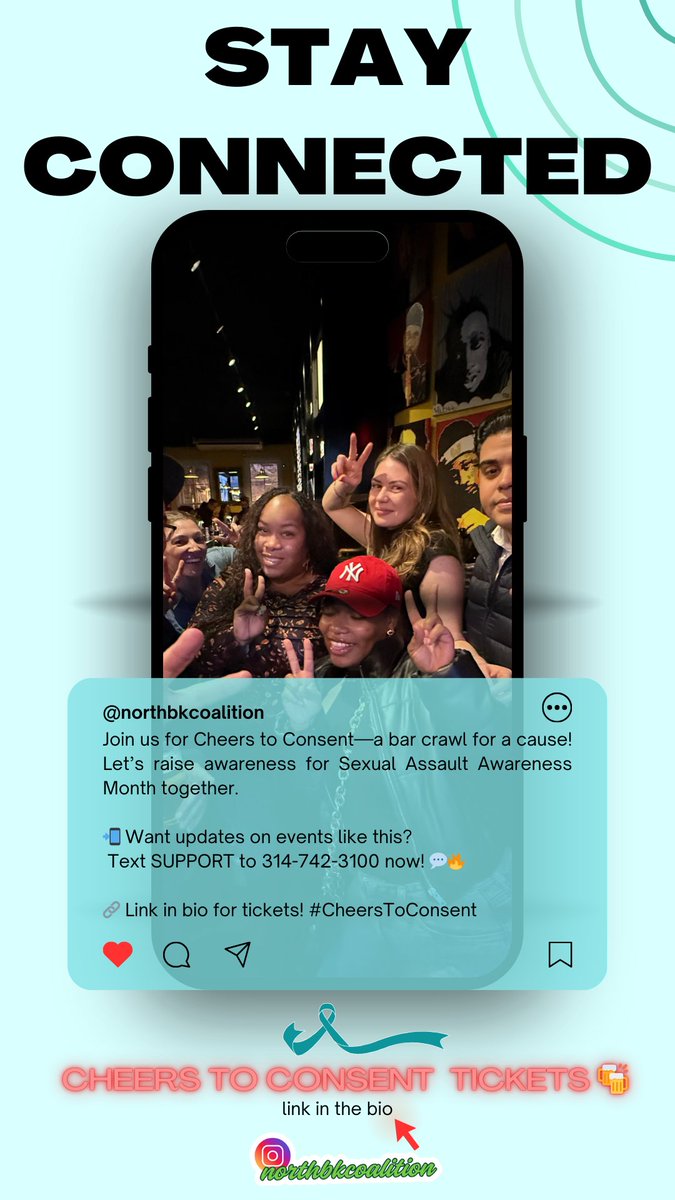 NBCAFV's tweet image. We’re outsideee! 🍻✨ Cheers to Consent is happening, and you do NOT want to miss it. A bar crawl with a purpose? Say less. 👏🏾

Pull up, grab a wristband, and let’s raise awareness while having a good time. 💙 #Cheers4Change #SAAM2025

🎟️ Secure your spot: eventbrite.com/e/cheers-to-co…