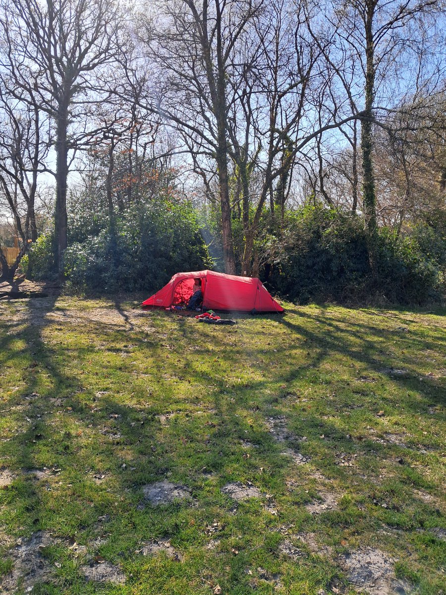 All groups have arrived at camp after day one.