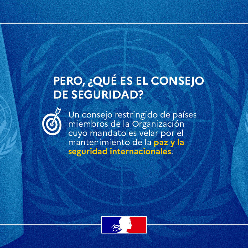 francediplo_ES's tweet photo. Francia asume por un mes la presidencia del Consejo de Seguridad de las #NacionesUnidas.
¿Qué significa? ¿Cómo se compone el Consejo de Seguridad? ¿Qué papel desempeña? Te lo contamos todo ⤵️
