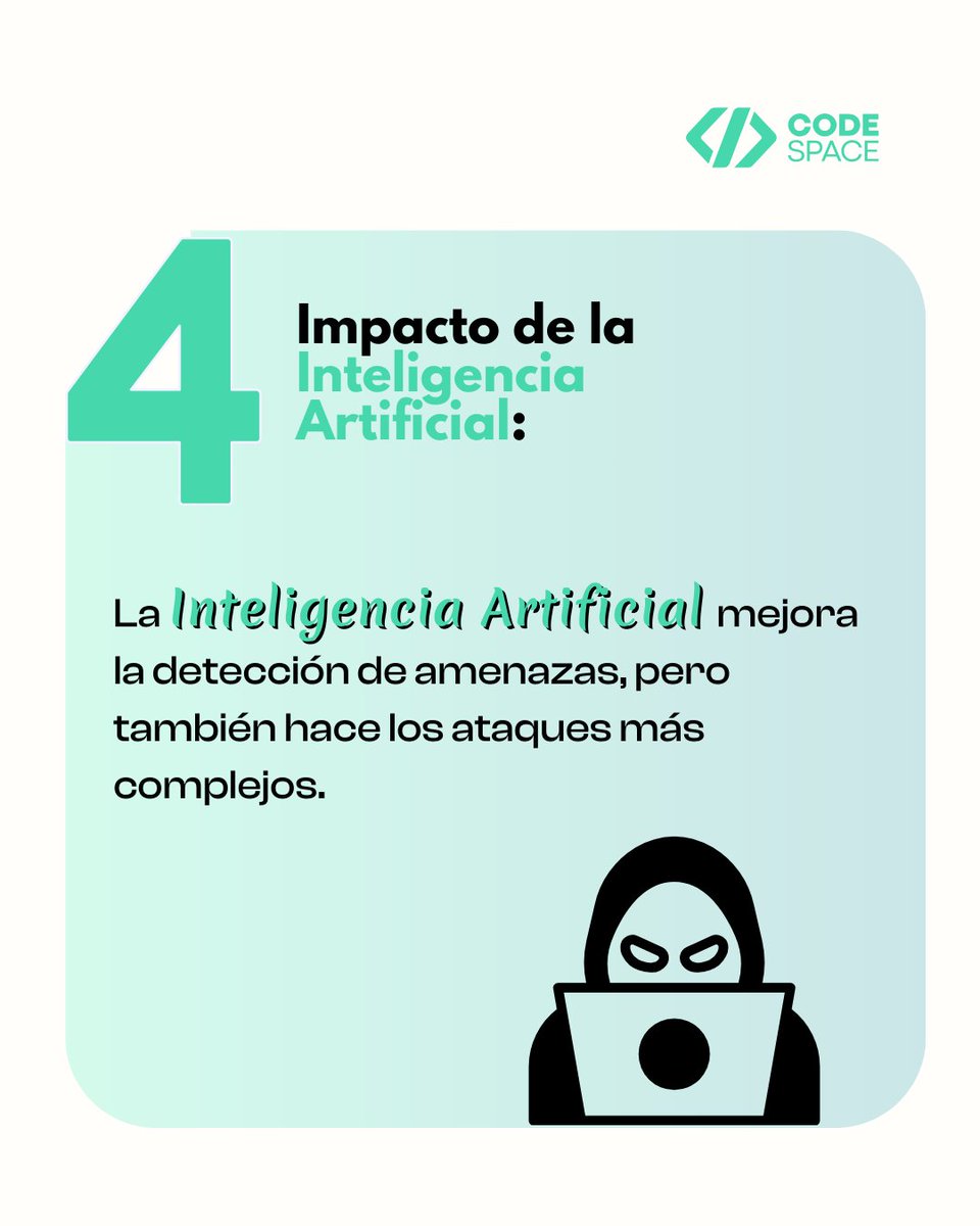 🔐 Trabajar en Ciberseguridad en 2025 🔐
 
🚀 ¿Te gustaría formarte en ciberseguridad? Descubre cómo dar el primer paso con nosotros.

🔗 Más info en bit.ly/Ciberseguridad…
 
#CODESPACE #dev #tech #redteam #ciberseguridad