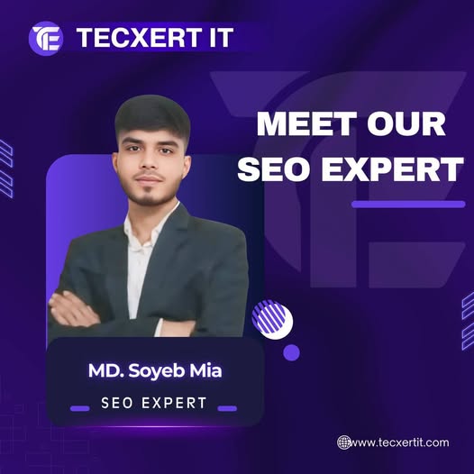 At TecXert IT, we take SEO seriously, and our expert MD. Soyeb Mia is here to optimize your online presence and drive organic traffic to your business.
Expertise in: On-Page SEO | Technical SEO | Keyword Research | Ranking Strategies
Let’s grow together!
 tecxert.com