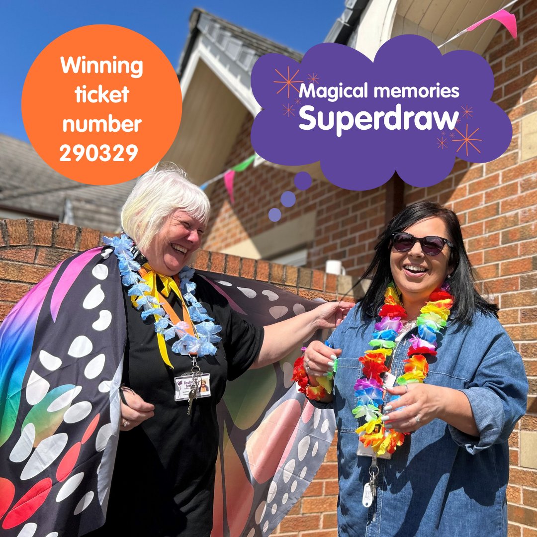 Thank you to everyone who has supported the 2025 Magical Memories Superdraw.

We're pleased to announce the winning ticket number is - 290329

Congratulations to the winning ticket holder!