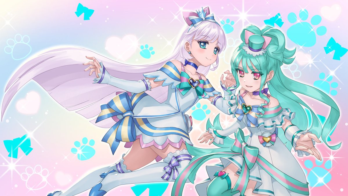 キュアニャミー &amp; キュアリリアン!!

#プリキュア 
#わんぷり

YT Painting Video:
youtu.be/IKK5h5y34Vs
