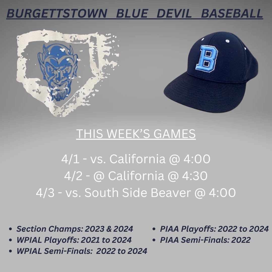 Burgettstown Blue Devil Baseball (@bhsbluedevilsbb) on Twitter photo 